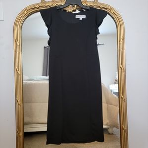 Emma & Michele Black ruffle dress
